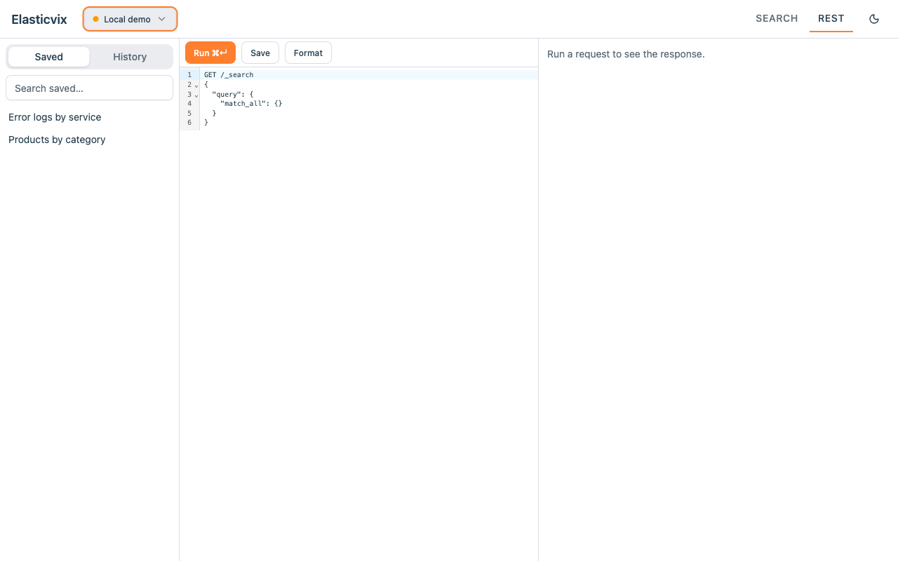 Saved queries with names and tags